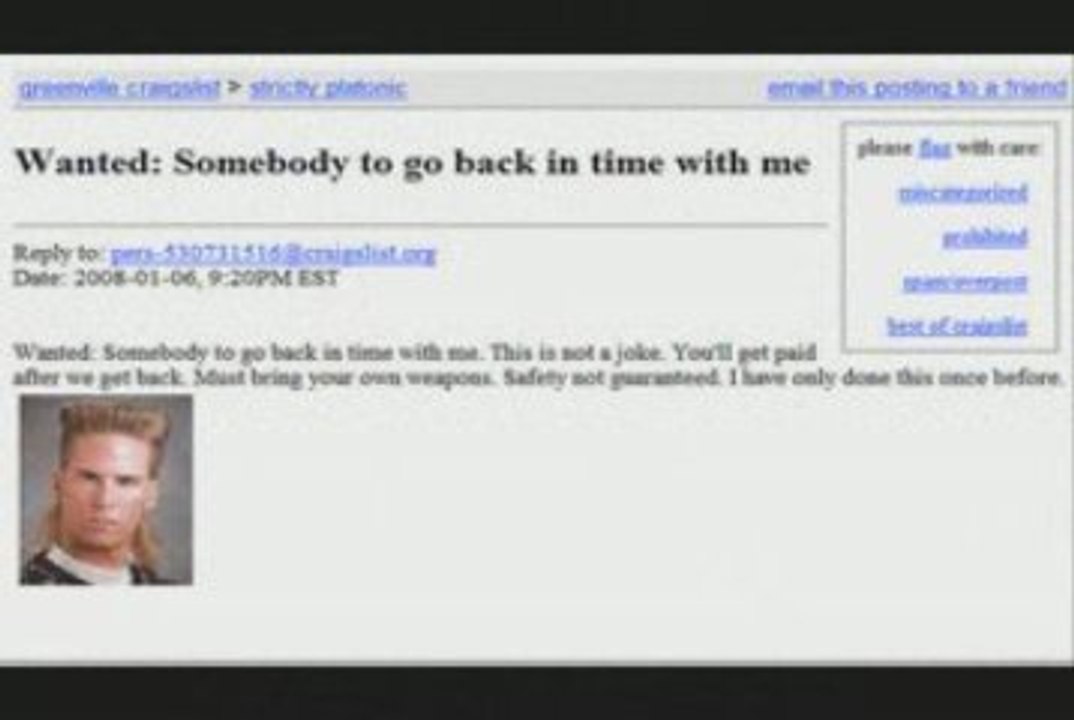 Time Travel Offer - Only Done Once Before - Use Translator