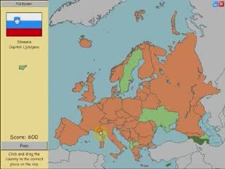 Educational Games - European Jigsaw