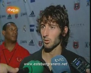 Esteban Granero - despues del partido contra DC United