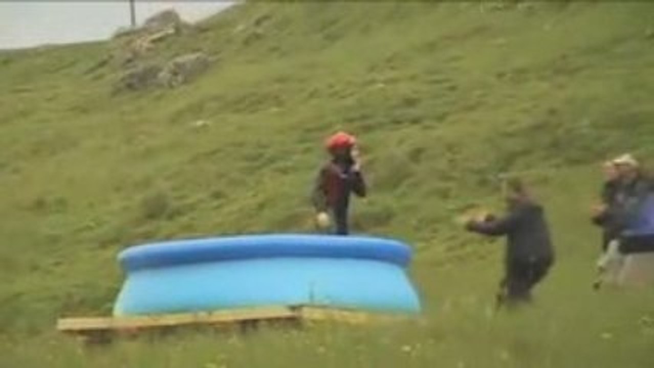 Giant Waterslide Jump