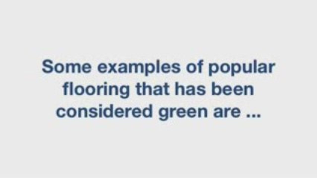 Wood Flooring Glossary Series: Green Floors