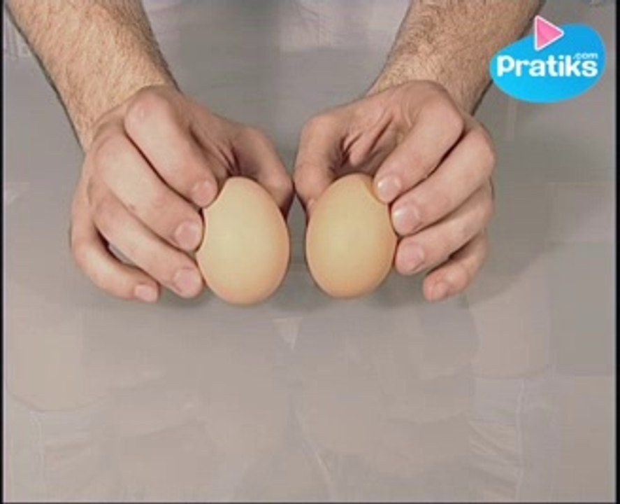 Comment reconnaître un oeuf dur d'un oeuf cru