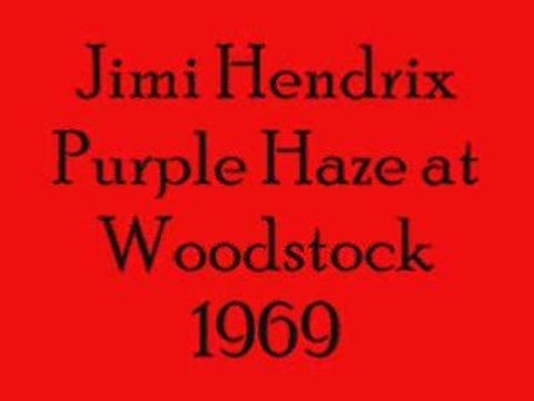 Jimi Hendrix Purple Haze at Woodstock
