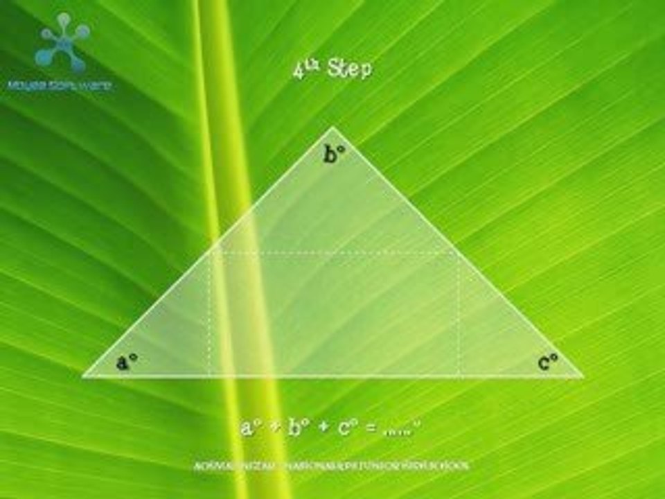Triangle - Sum of Inner Angles of Triangle