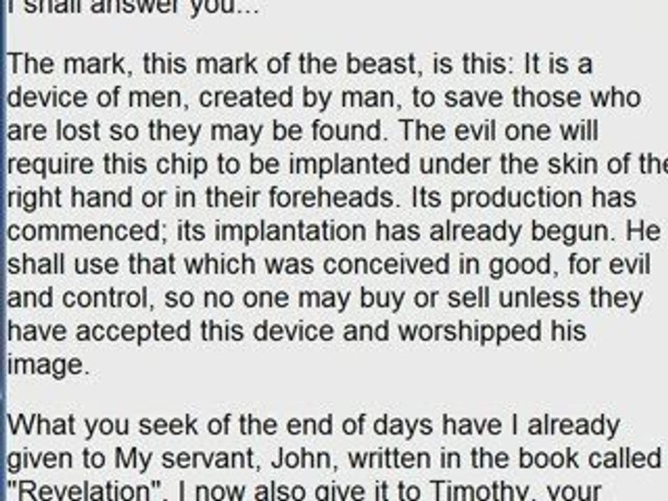 Today, I read "Evil Has Lost Its Grip on The Redeemed"