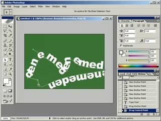photoshop da calisma egrilerinin gorunumunu degistirmek