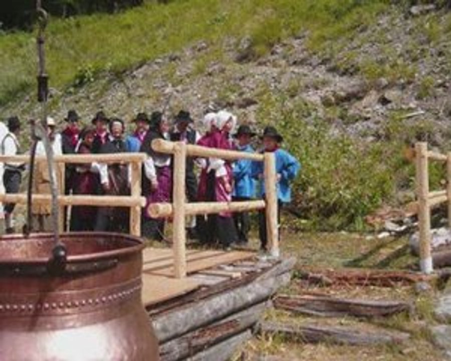 la fête traditionnelle sous l'Aiguille.