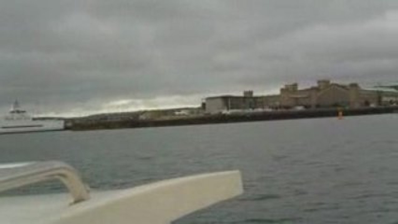 Départ du port de Cherbourg