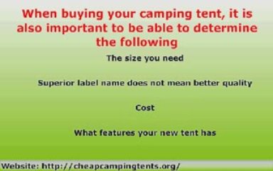 Cheap Camping Tents - Sleep In Comfort On Your Expeditions