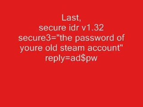 Comment hacker un Compte Steam ( no fake, no virus )