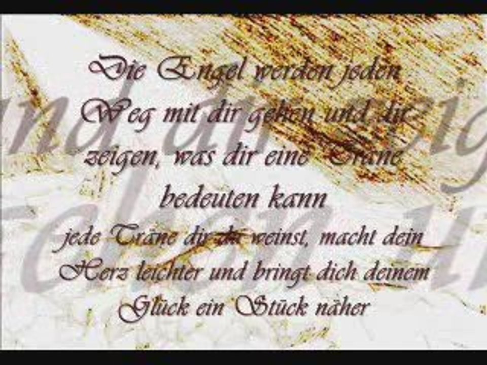 Wenn Engel Traenen weinen