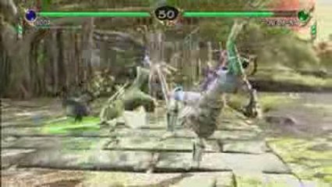 soul calibur 4 gameplay : yoda