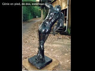 Auguste Rodin, "Le Génie du Repos Éternel, avec Drapé"