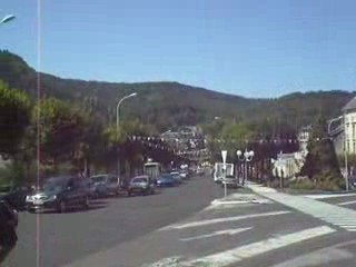 La Bourboule: Panorama depuis la gare S.N.C.F.