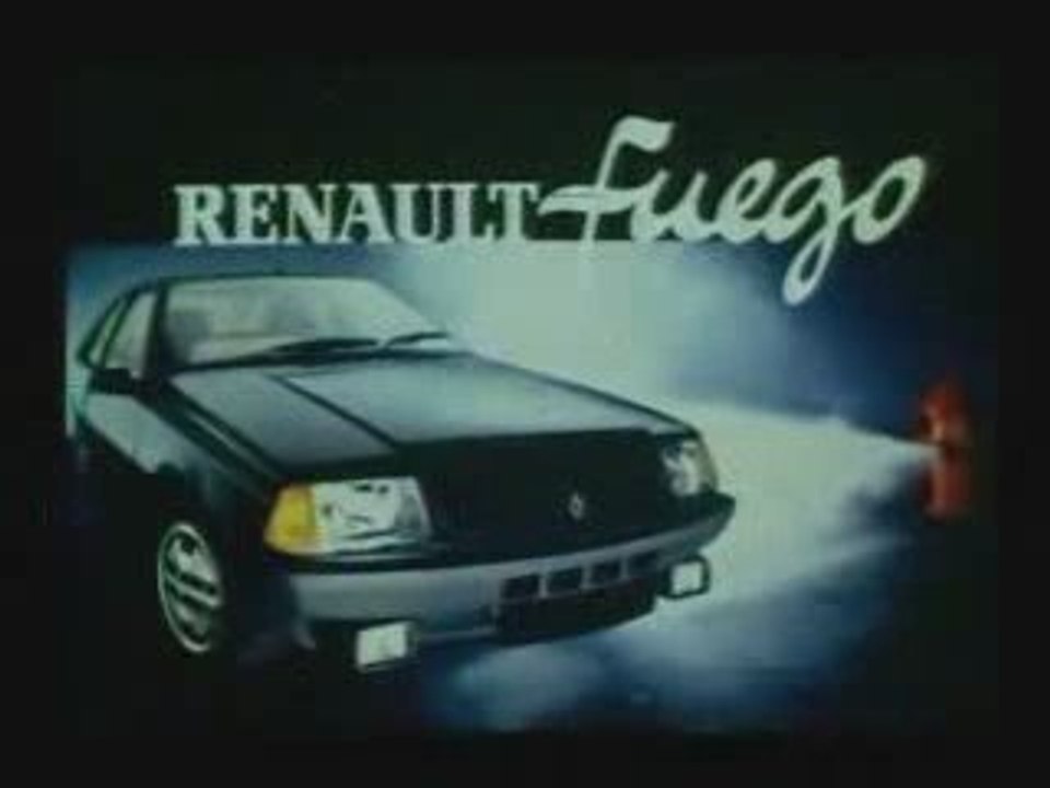 Pub anglaise Renault Fuego