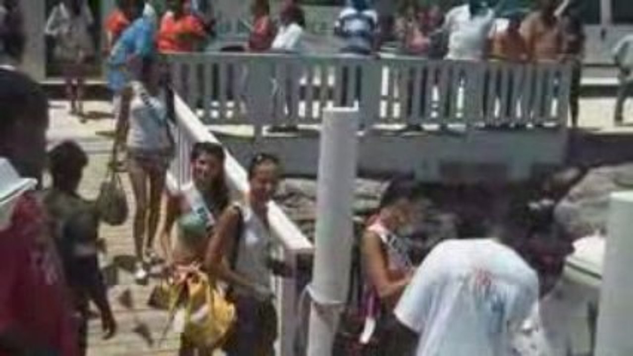 Miss Universe Competitors Travel to Abaco
