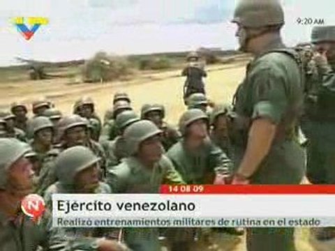 Ejército Bolivariano realizó maniobras entrenamiento Zulia