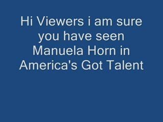 Reality of Manuela Horn - Americas got Talent