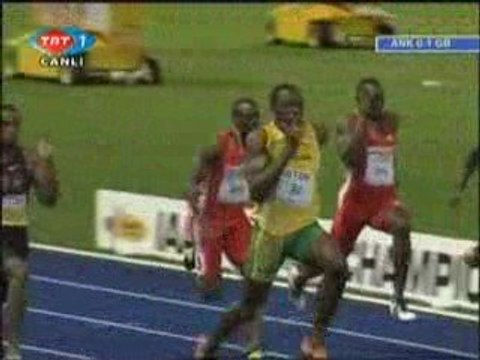 Usain Bolt Dünya rekoru 9:58 (oha yani)