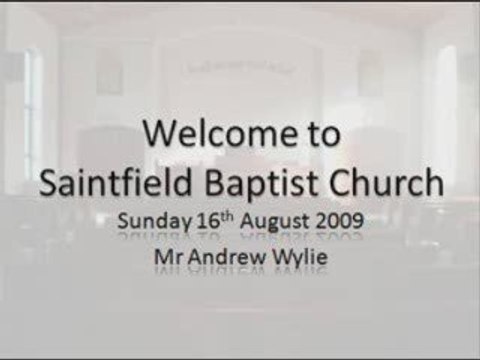 160809 - Gospel Service Part 1