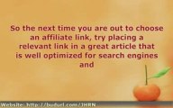 Making Money with Articles: The Best Place to Place Affiliat