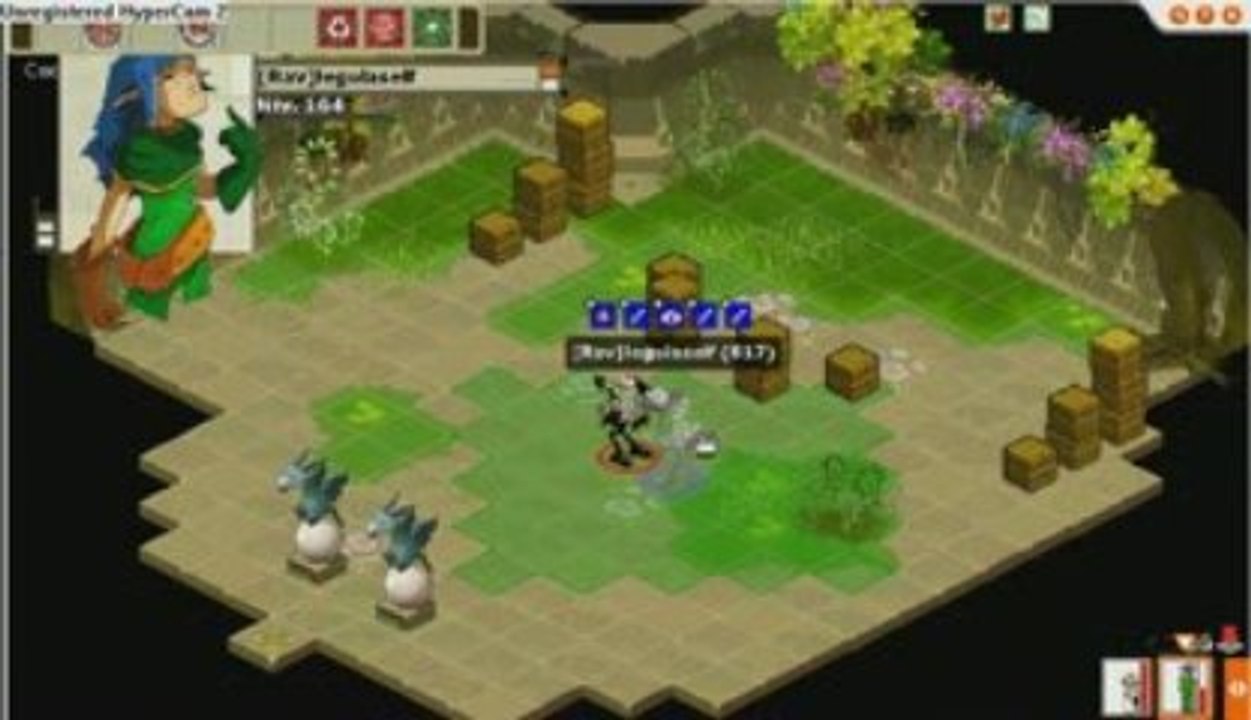 Dofus , Xélor air lvl 114 vs cra air lvl 164