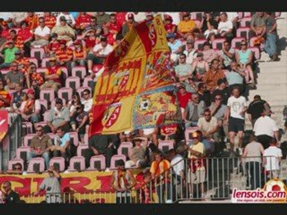 rclens auxerre le match et les supporters