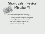Short Sale Investor Mistakes #1