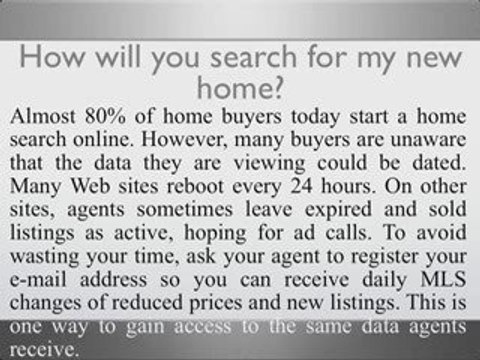 Las Vegas Realtor -How will you search for my new home