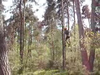 Moi et mon saut en Lozere :p