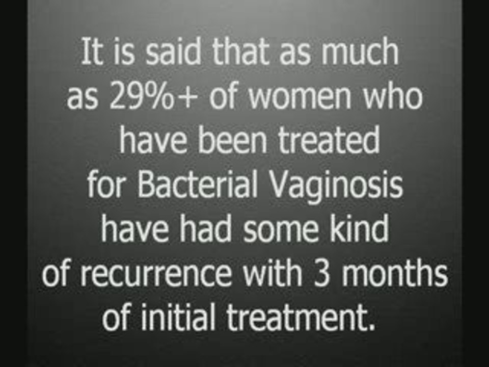 FAQ - Curing Bacterial Vaginosis