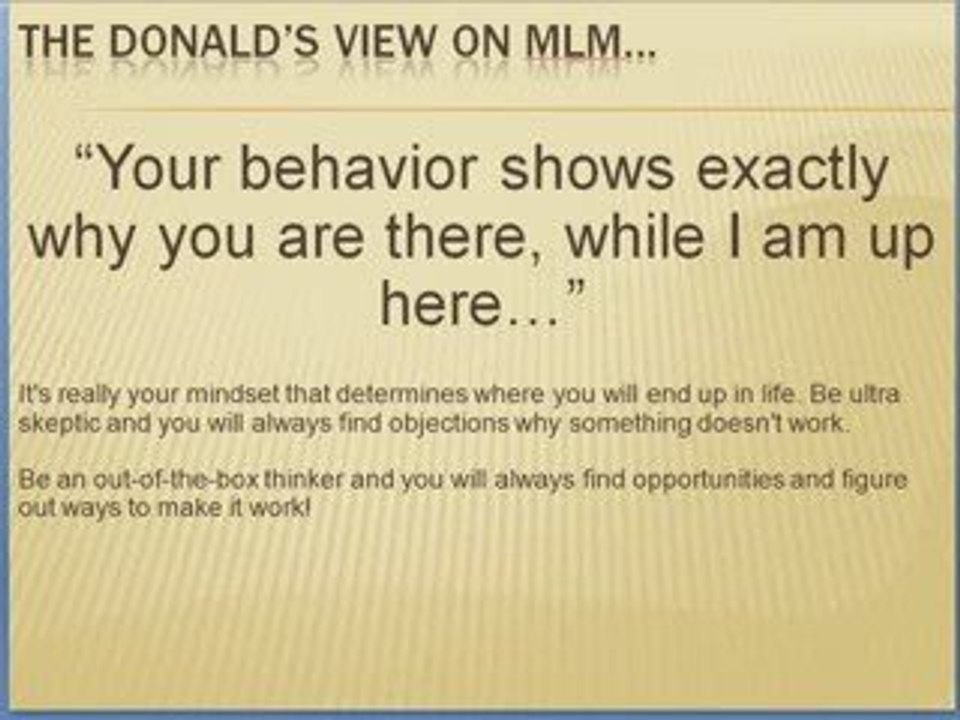 Network Marketing Opportunities