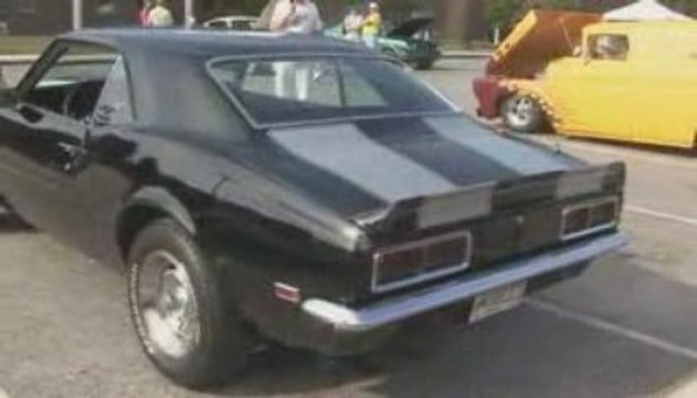 Classic Camaro Z28 at the cars and coffee car show