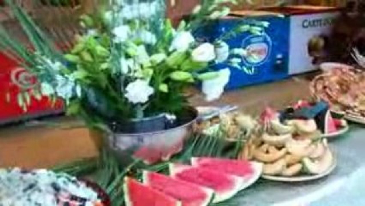 Buffet-spectacle Camping Les Galets Argeles Juillet 2009