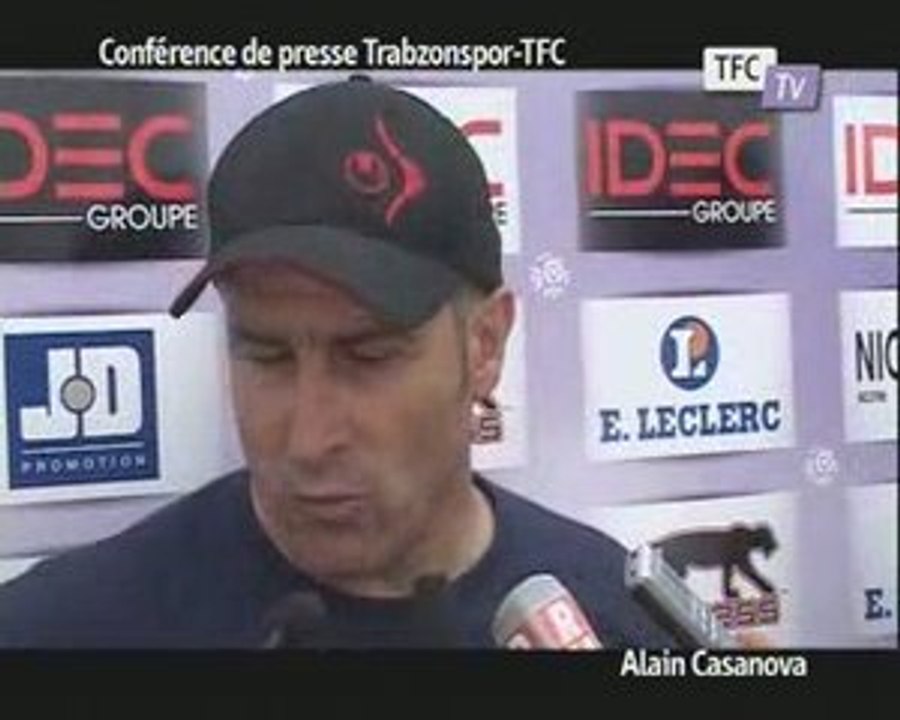 Casanova avant Trabzonspor