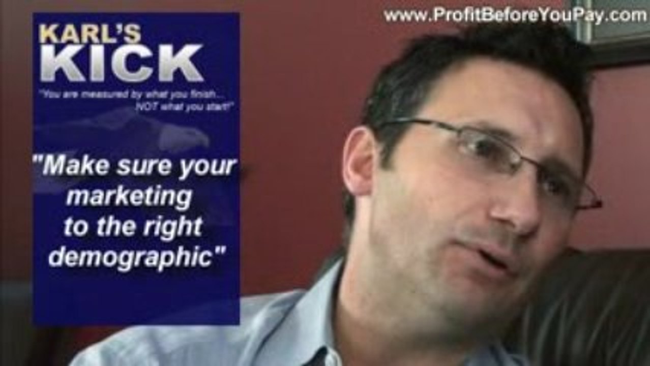 Karl Bryan Profit Before You Pay Time Manage Marketing Tips