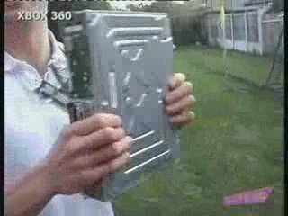 Smashing Xbox 360 Into 360 Pieces (2008 Remix)