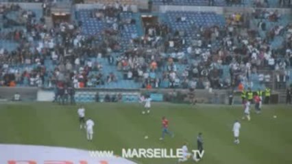 OM : entrée des joueurs de Lyon