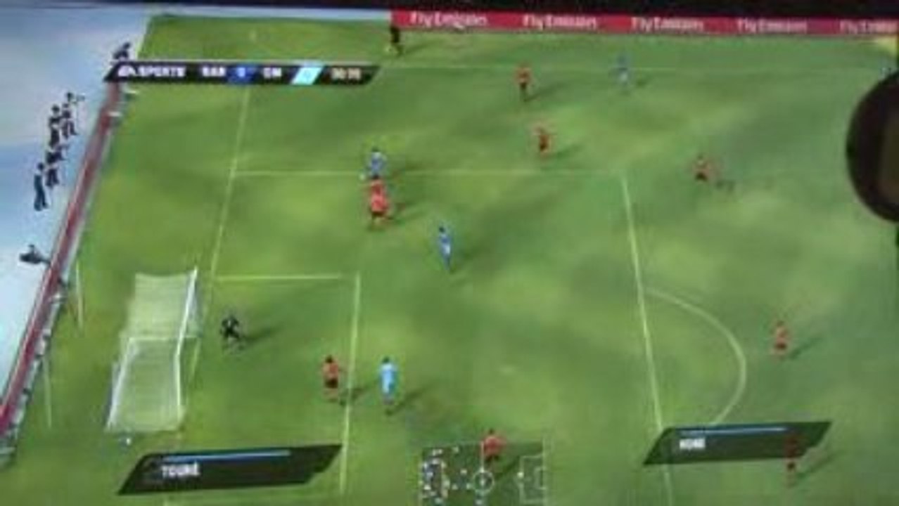 Gameplay Fifa 10 - Gamescom - Barcelone vs Marseille