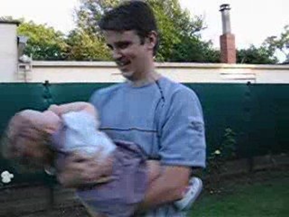 Solène et son papa
