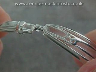 Rennie Mackintosh bangle DWA248m1 Sterling silver