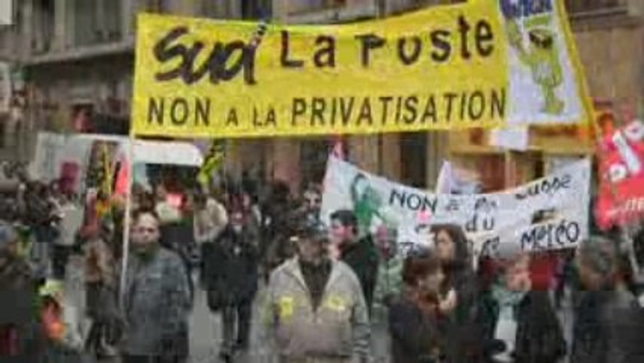 Solidaires "Contre la privatisation de la Poste" [Expression Directe- Solidaires]