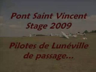 Pilotes de Lunévilles de passage à Pont St Vincent aout 2009