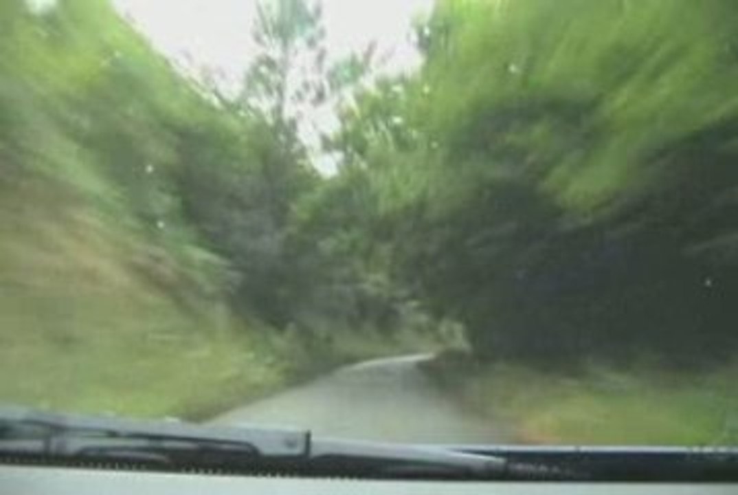 Trazado del tramo de Prelo del Rallye de Boal