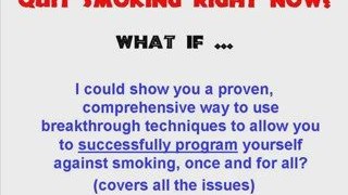Stop & Cure Smoking Addiction - Stop Total Smoking Behavior