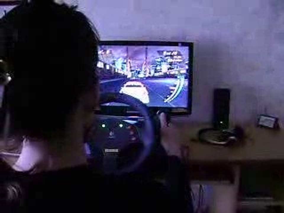 Nissan Skyline Drag (NFS Underground II + MOMO Racing Wheel)