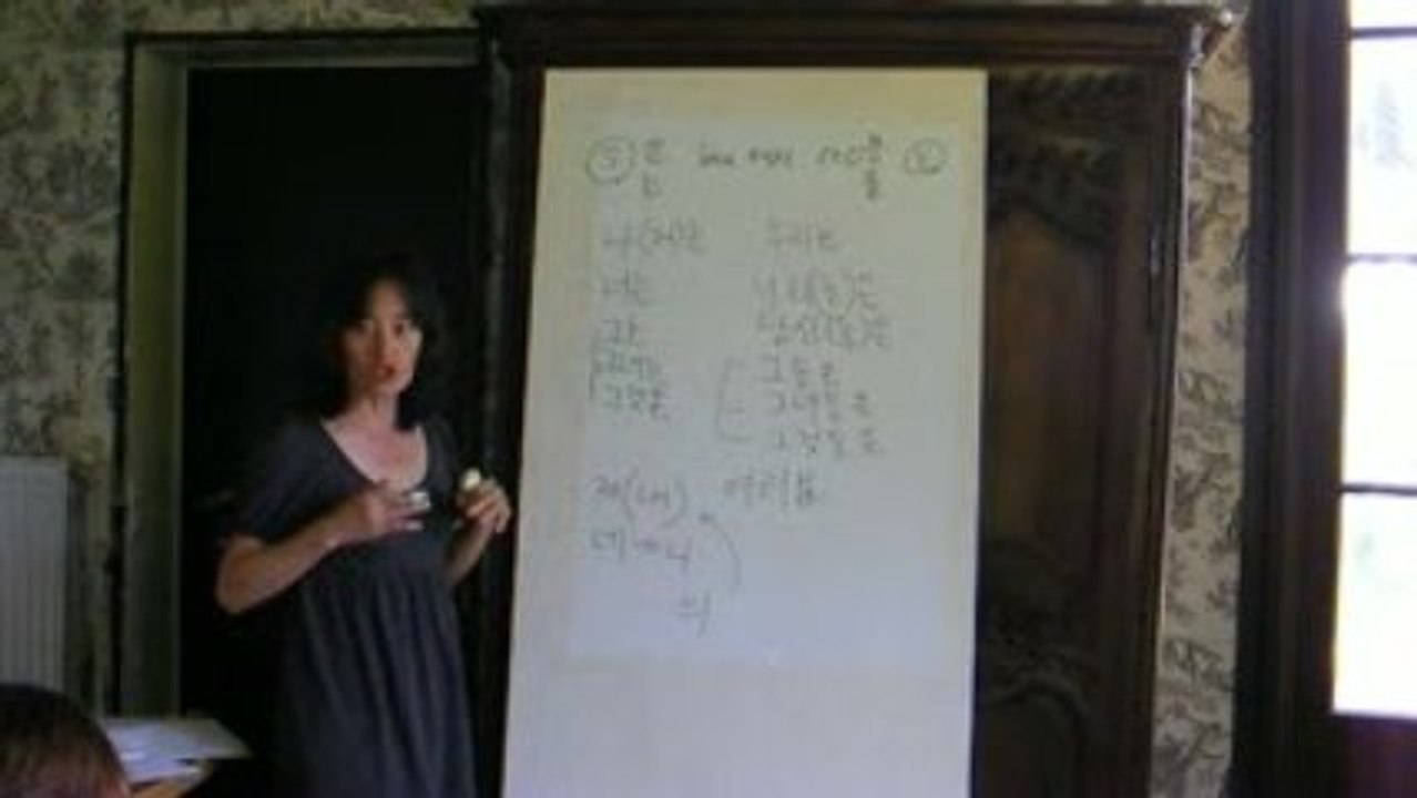 Révision de Coréen par Mme CHO