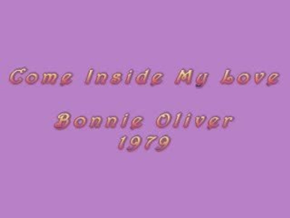 70's disco music, Bonnie Oliver - COME INSIDE MY LOVE 1979