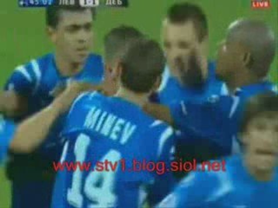 Levski Sofia vs  Debrecen 19 08 09