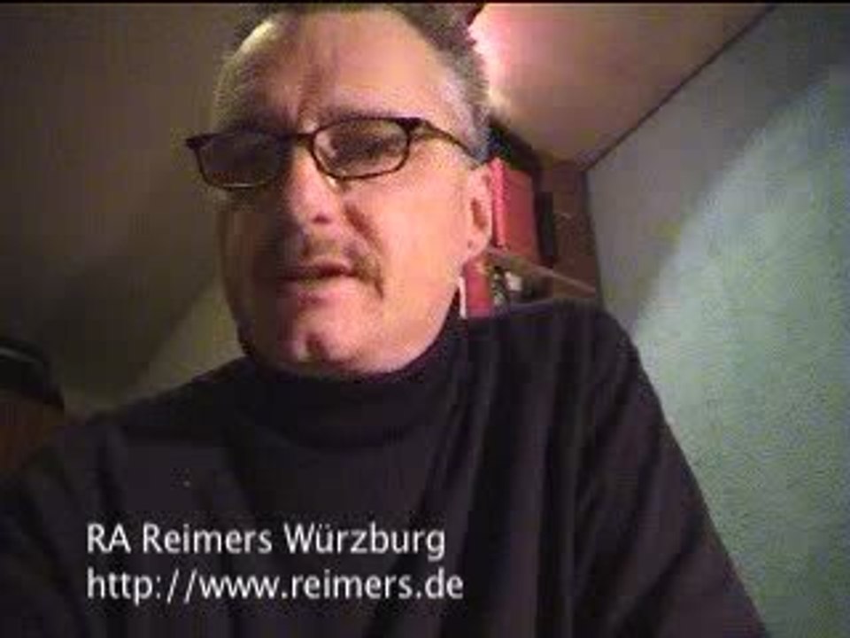 aktuelle Rechtsprechung RA Reimers Würzburg